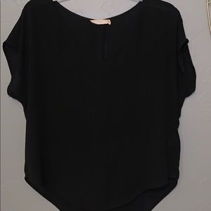 Lush black flowy top